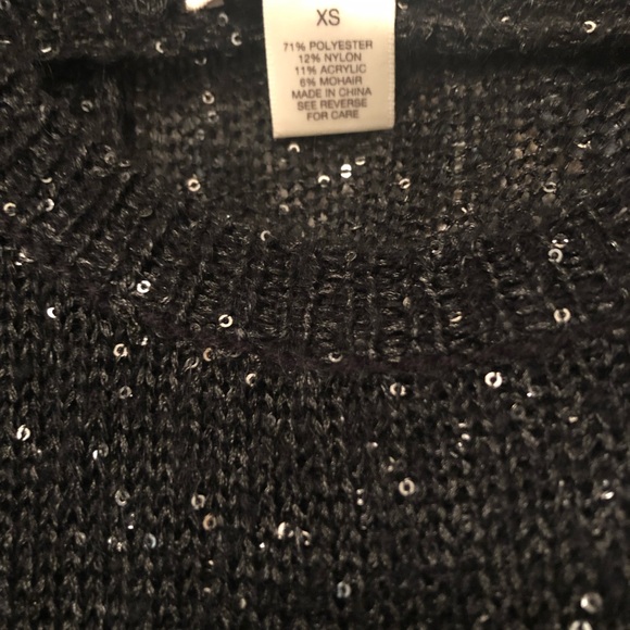 Arden B sequin tunic sweater w/back cut-outs - Picture 6 of 6